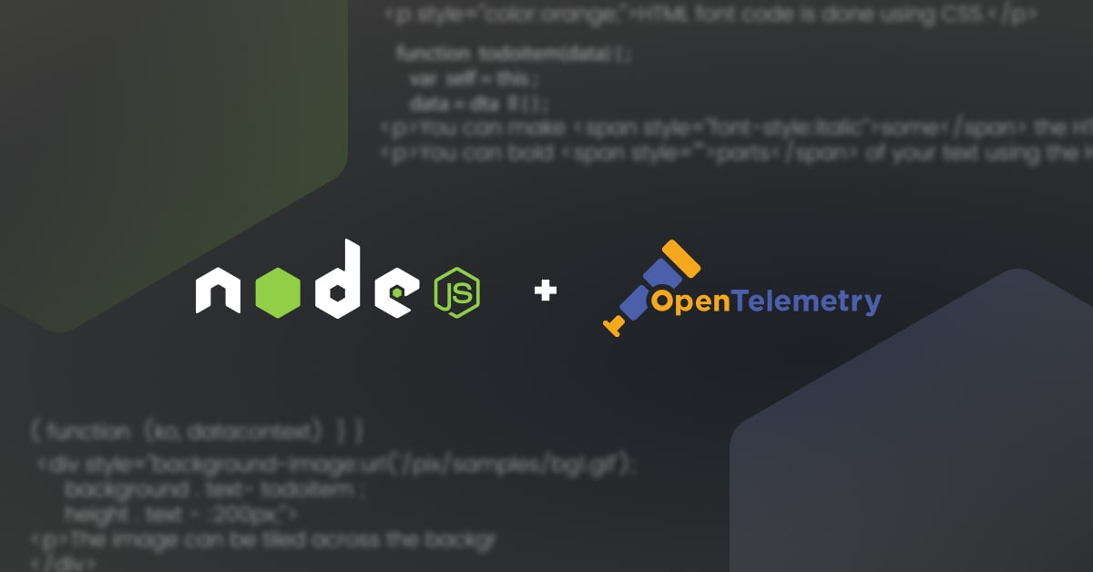 Auto-Instrumenting Node.js JavaScript Apps with OpenTelemetry