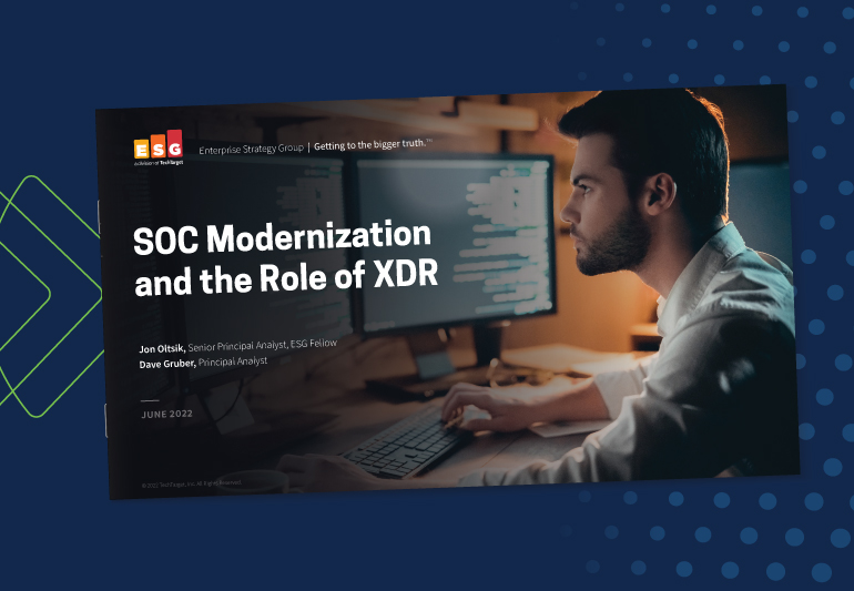ESG’s Report on the Role of XDR in SOC Modernization