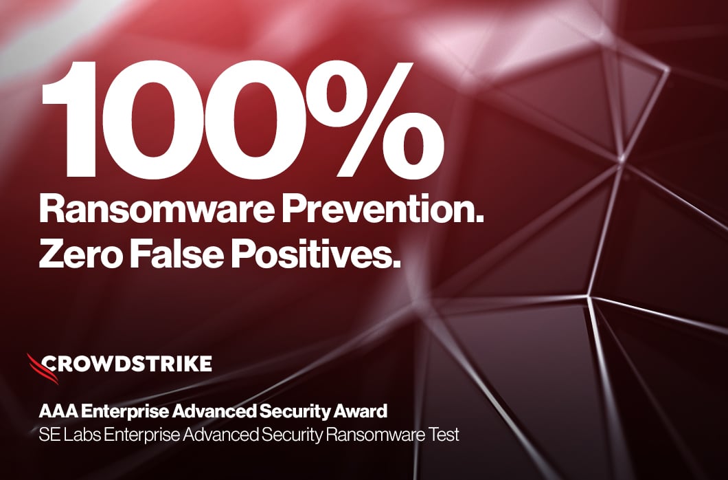 CrowdStrike Achieves 100% Ransomware Prevention with Zero False Positives
