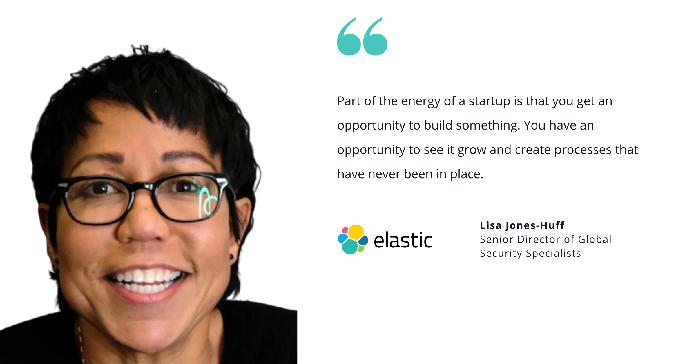 Elastic’s Lisa Jones-Huff reveals how she thrives in a startup atmosphere
